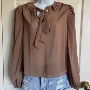 Chiffon Shoulder Blouse